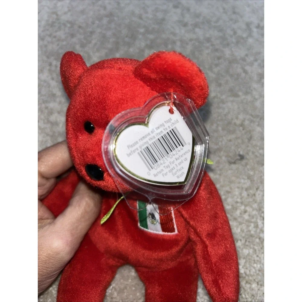 Osito Mexico Bear 5th Gen 1999 Retired Ty Beanie Baby Vintage‎ Collectible Mint